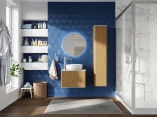 Тумба с раковиной STWORKI Ноттвиль 60 дуб верона